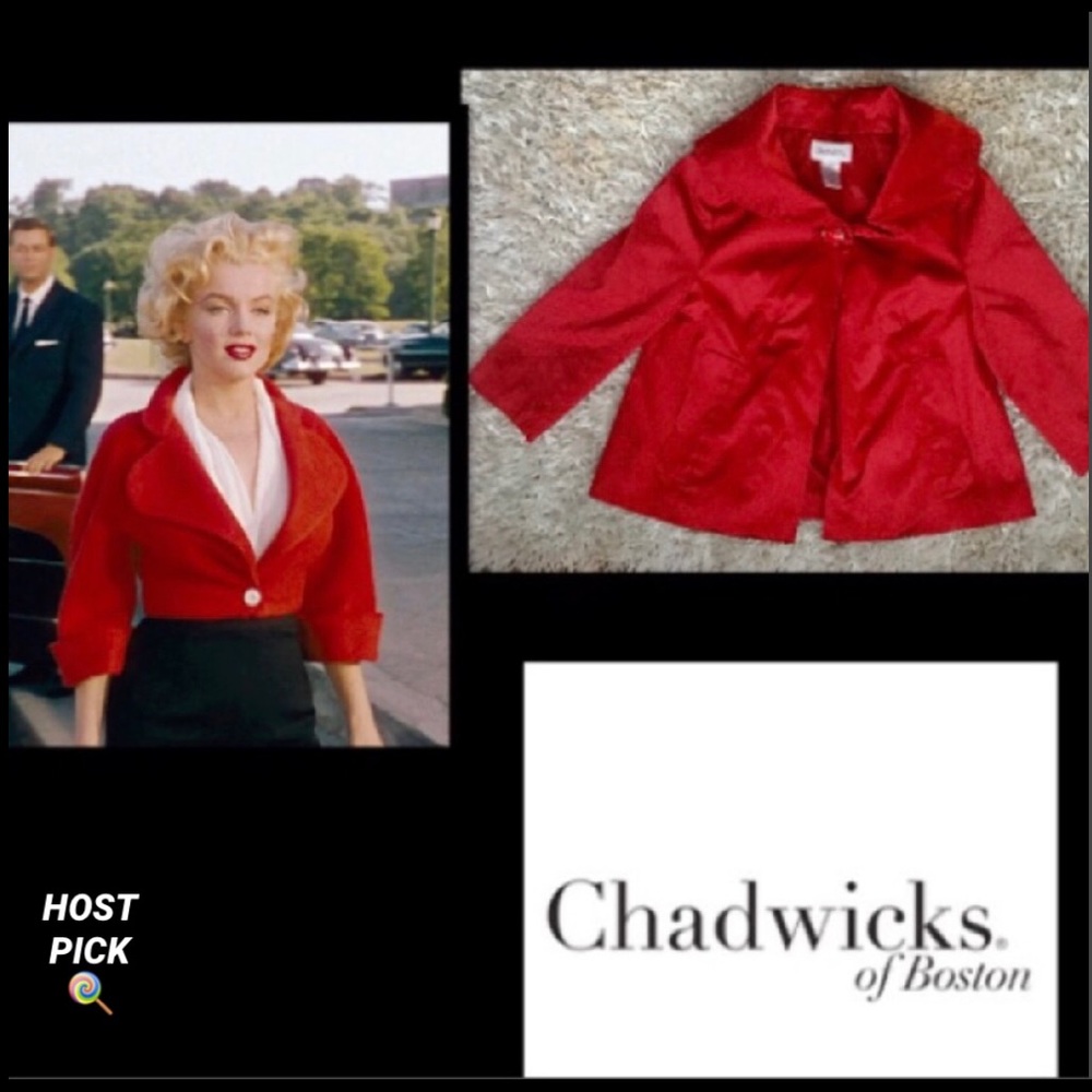 CHADWICKS•Red Swing Jacket